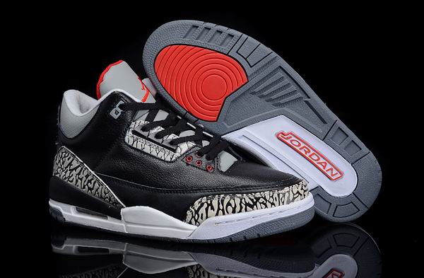 Air Jordan 3 Cement Black Cement Grey [Cheap Jordans Shoes 3 32]